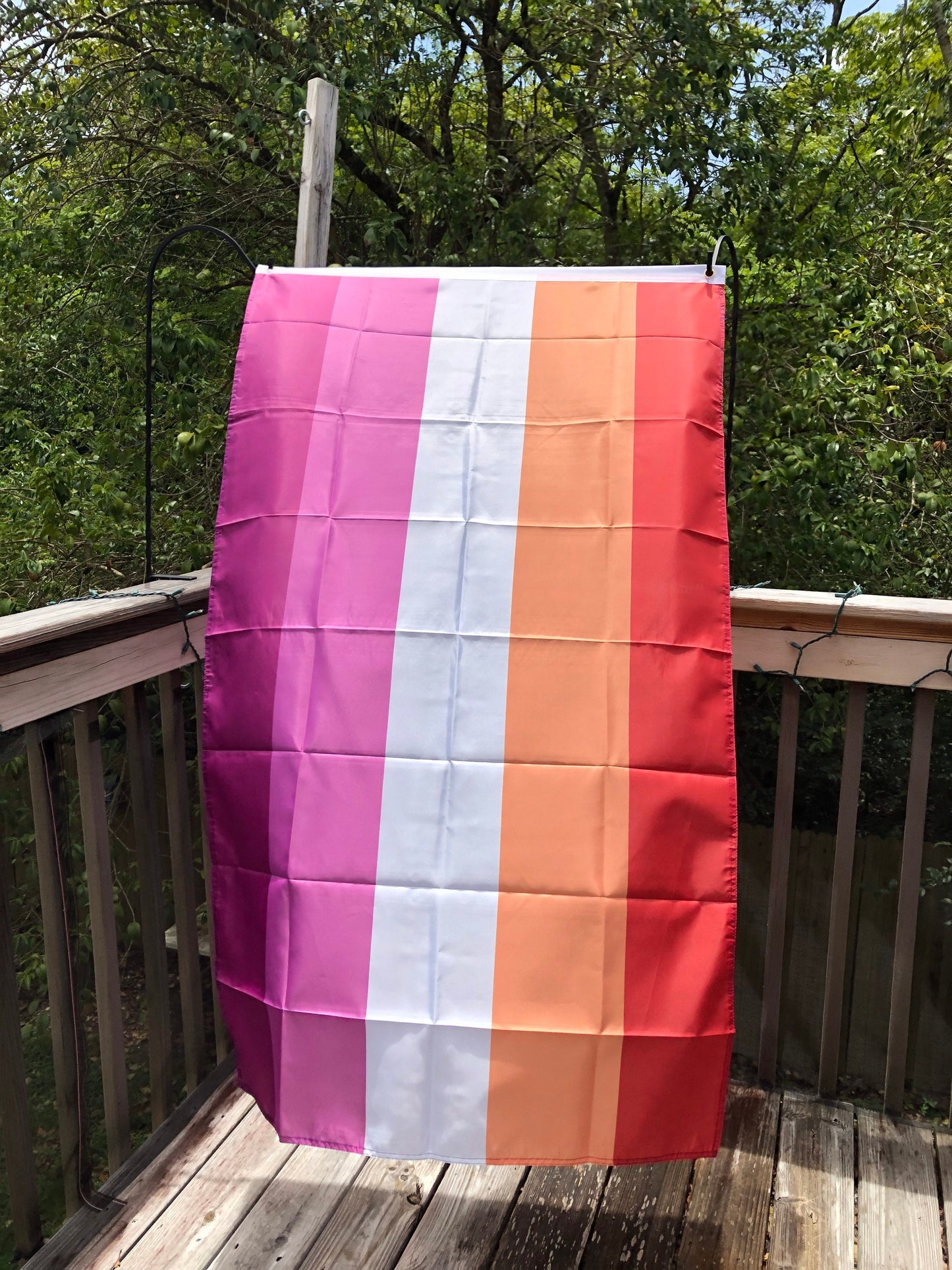 LGBTQA Orange Community 5 stripe Lesbian Pride Flag
