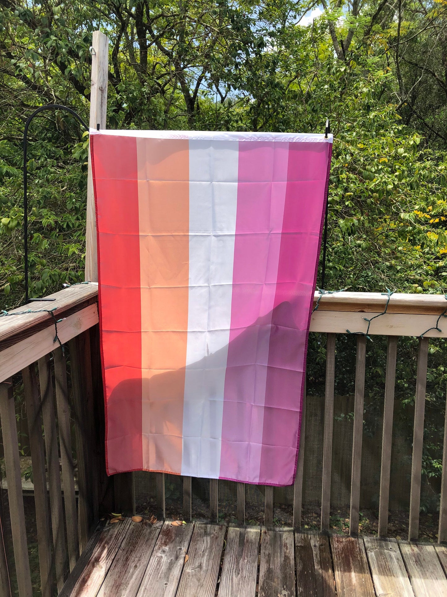 LGBTQA Orange Community 5 stripe Lesbian Pride Flag