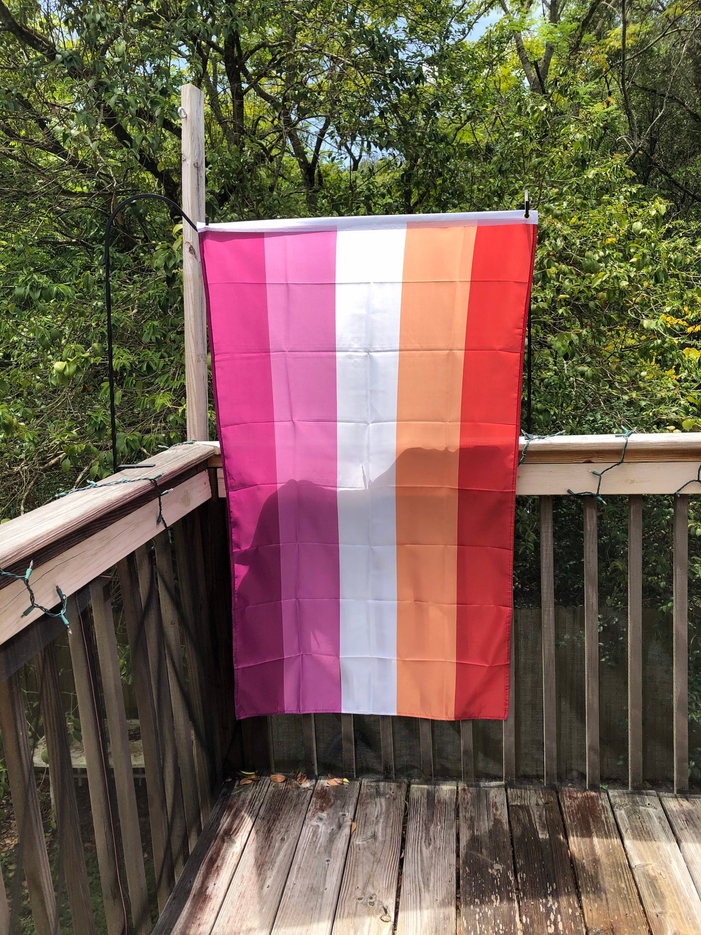 LGBTQA Orange Community 5 stripe Lesbian Pride Flag