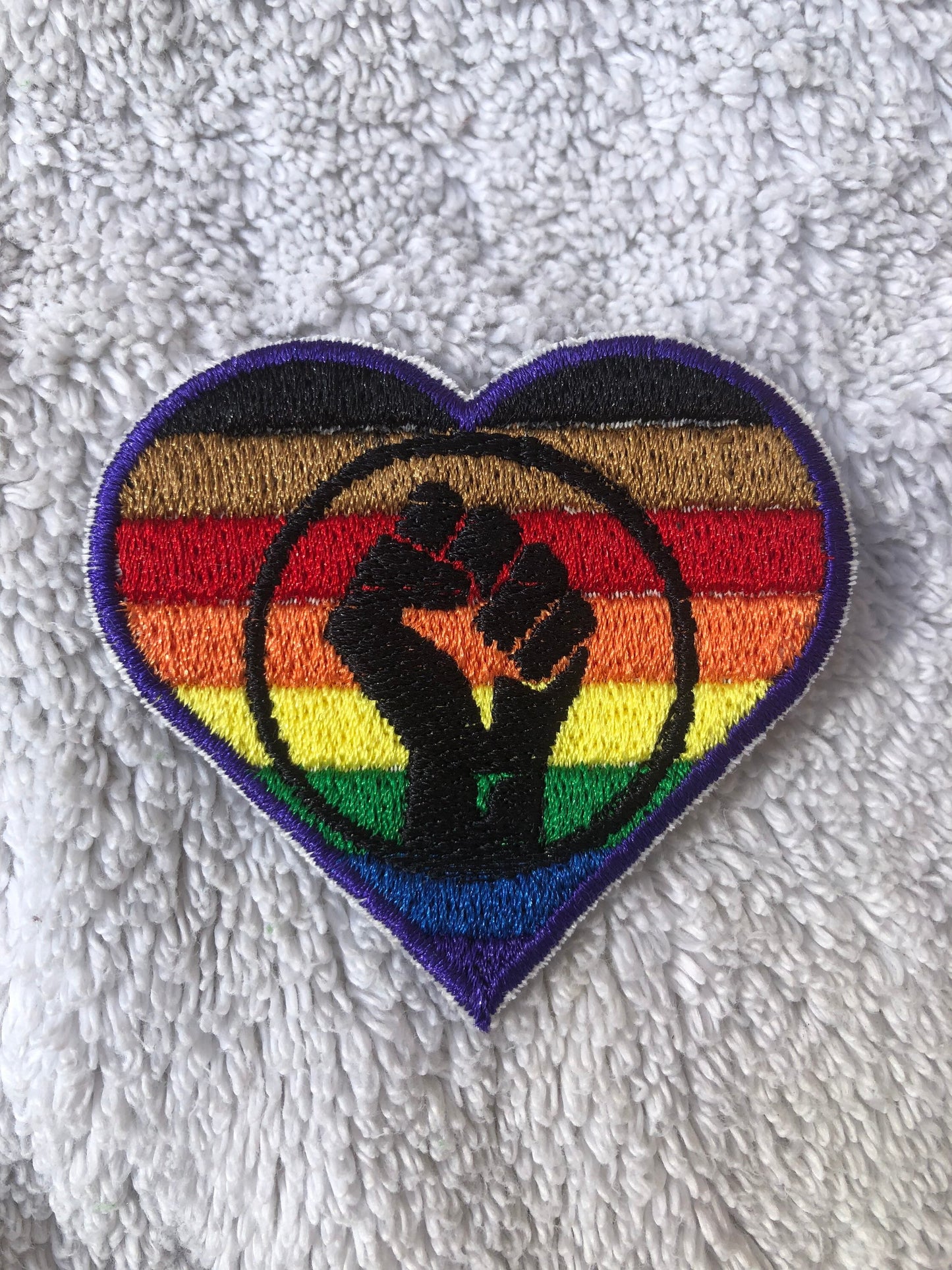 LGBTQA Pride Black Lives Matter Philadelphia Rainbow Patch