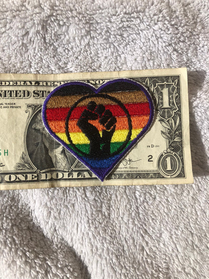 LGBTQA Pride Black Lives Matter Philadelphia Rainbow Patch