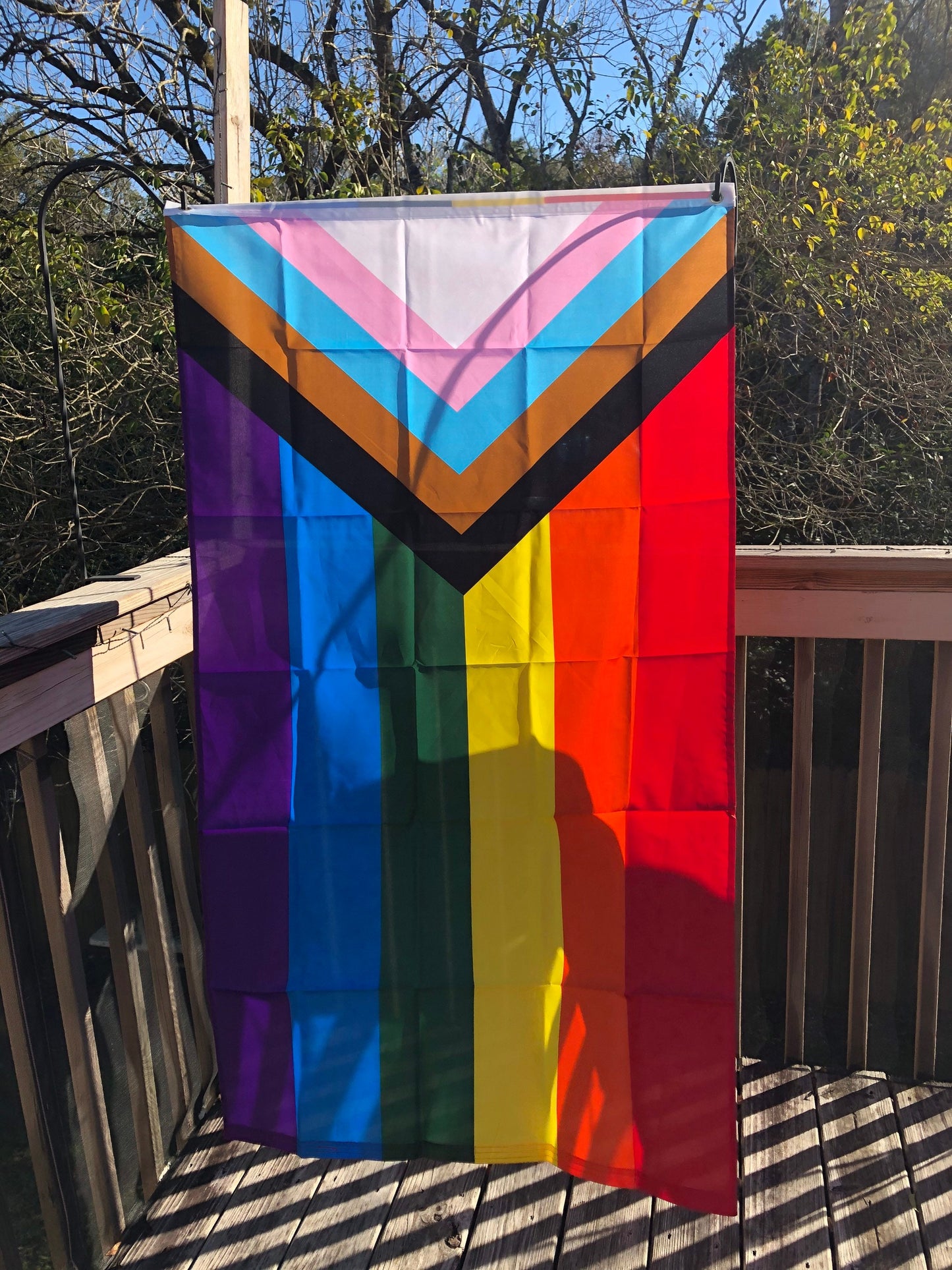 LGBTQA Progress Pride Rainbow Flag