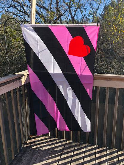 LGBTQA Leather Girl Pride Flag