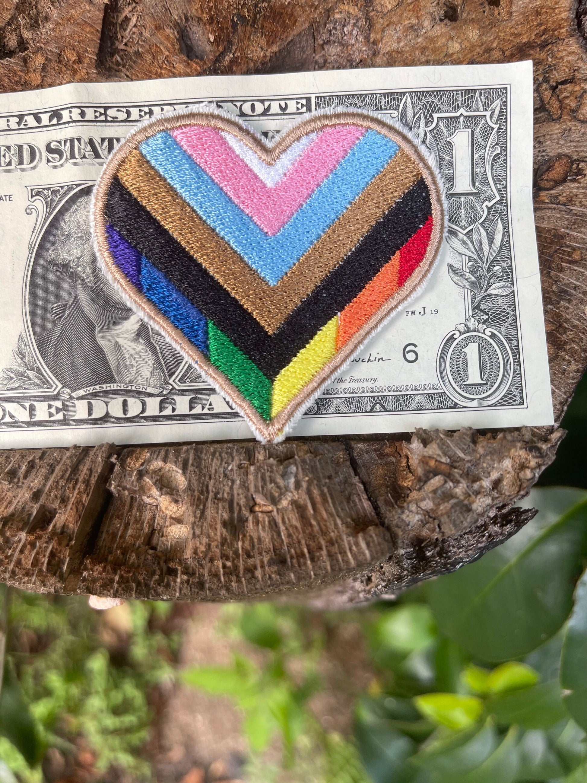 LGBTQA Progress Pride Rainbow Patch