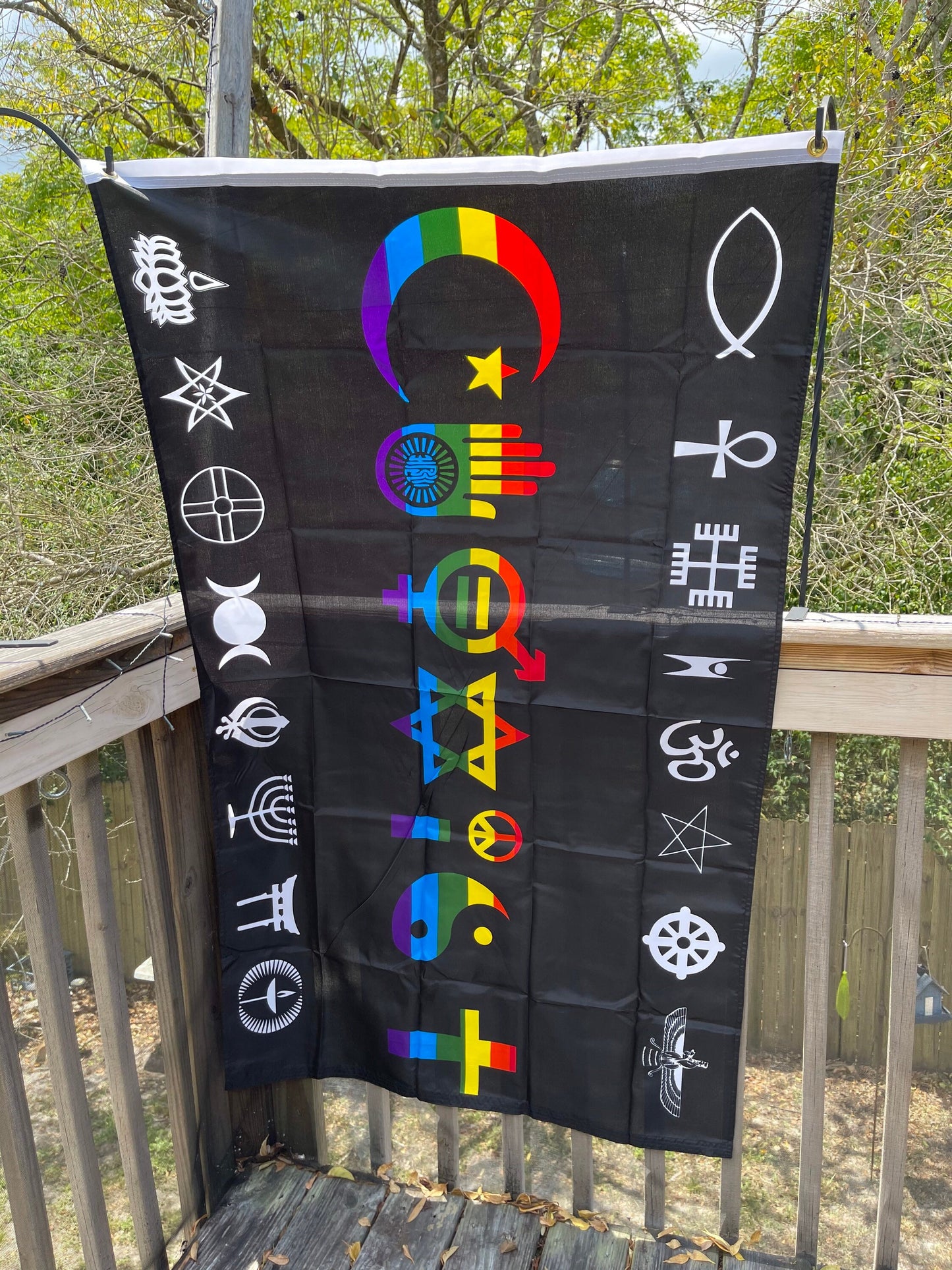 LGBTQA Pride Coexist Flag