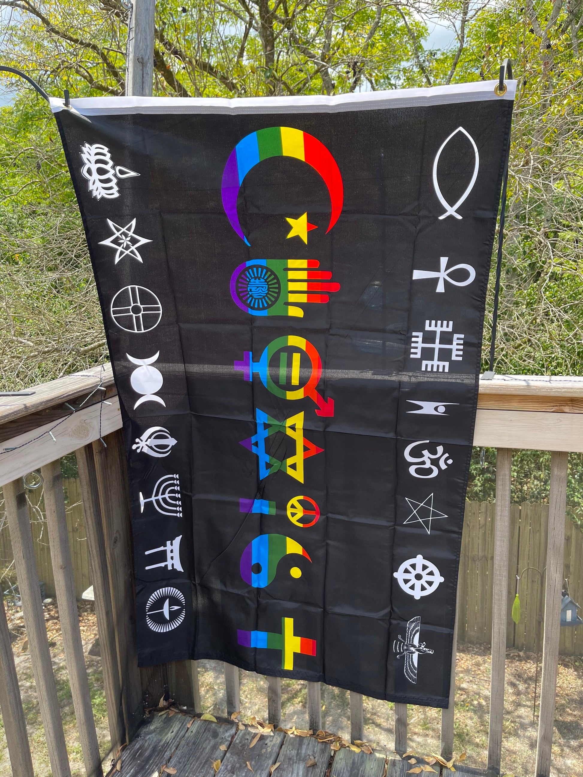 LGBTQA Pride Coexist Flag