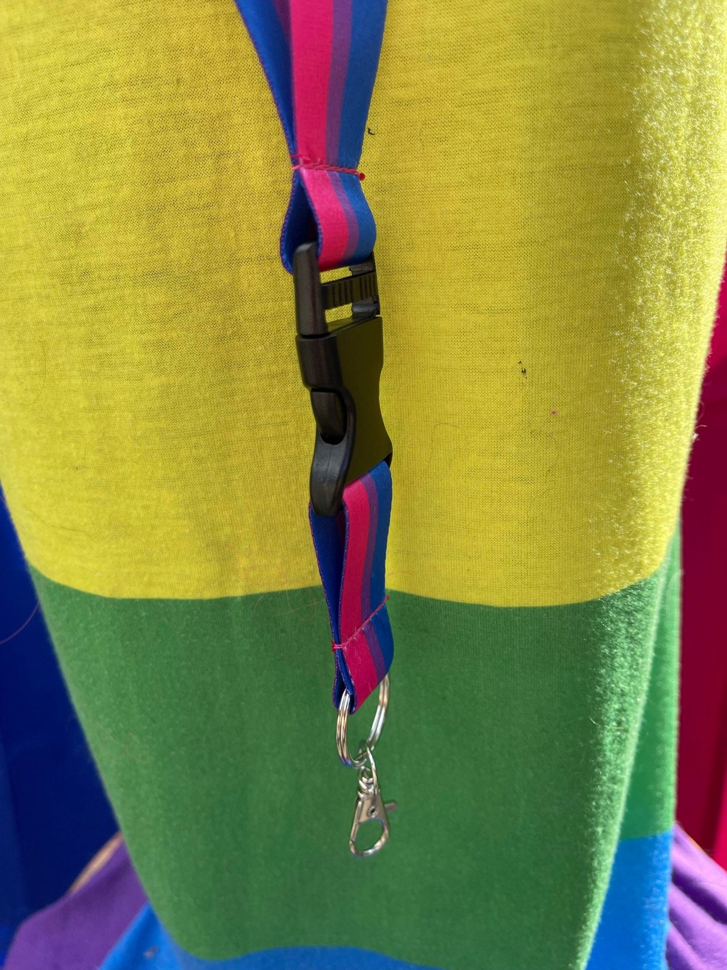 Bisexual Pride Lanyard Badge Holder