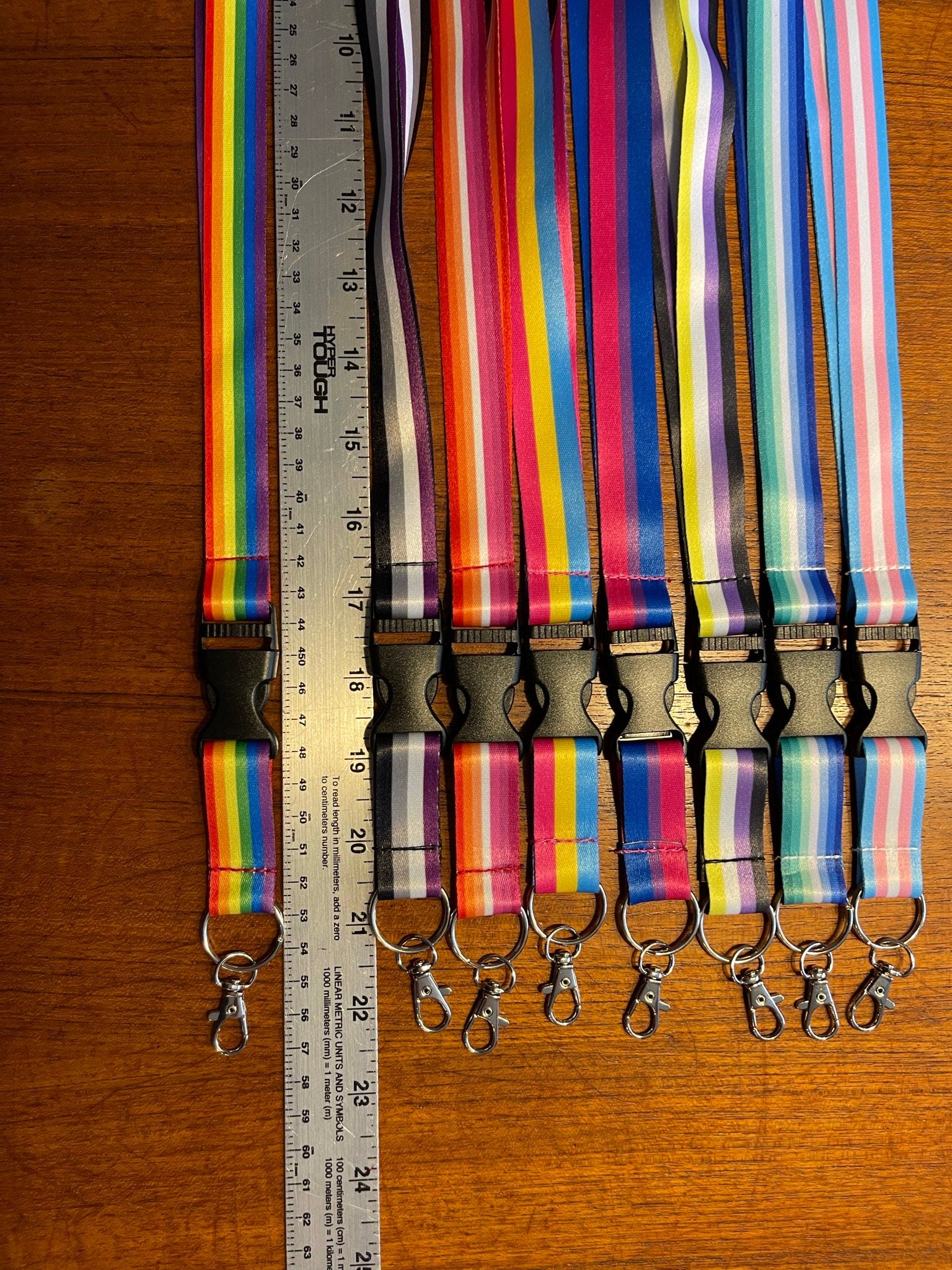 Lesbian Pride Lanyard Badge Holder