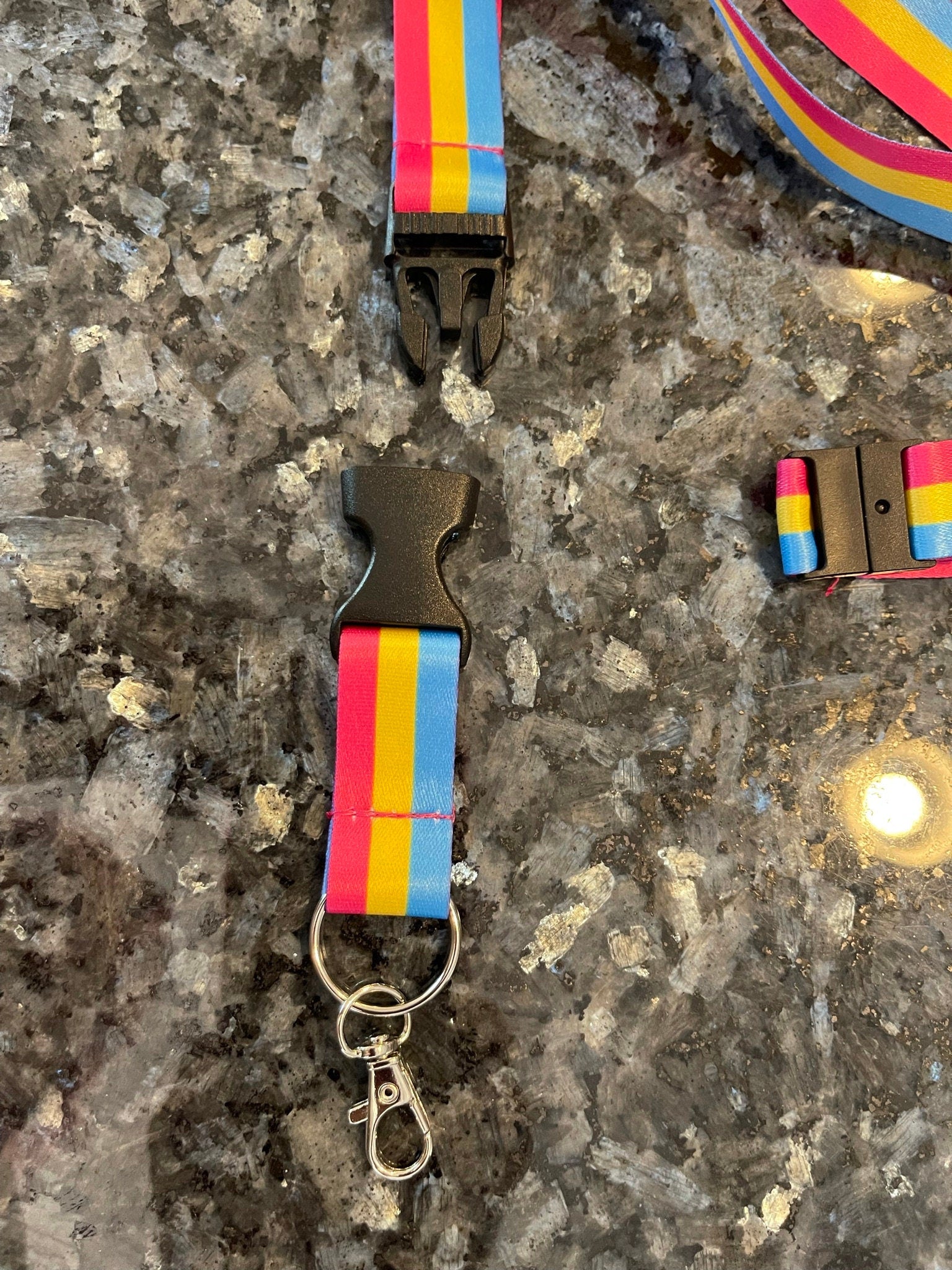 Pansexual Pride Lanyard Badge Holder