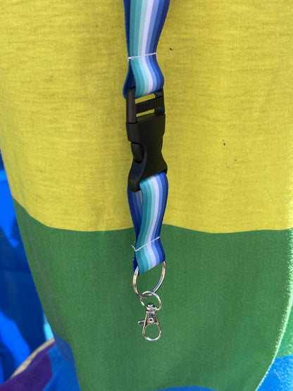 Gay Man Pride Lanyard Badge Holder