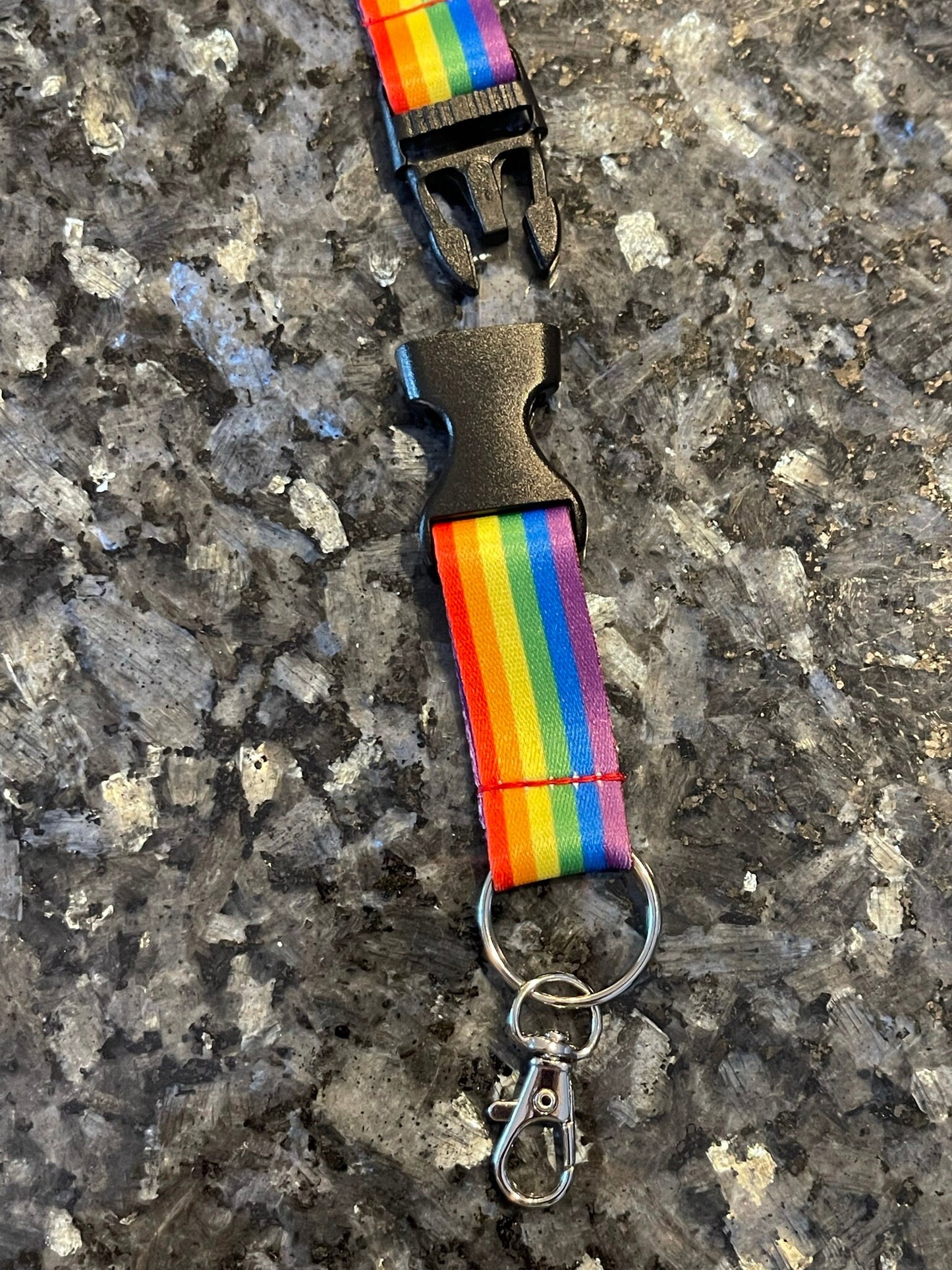 Rainbow LGBTQIA+ Pride Lanyard Badge Holder