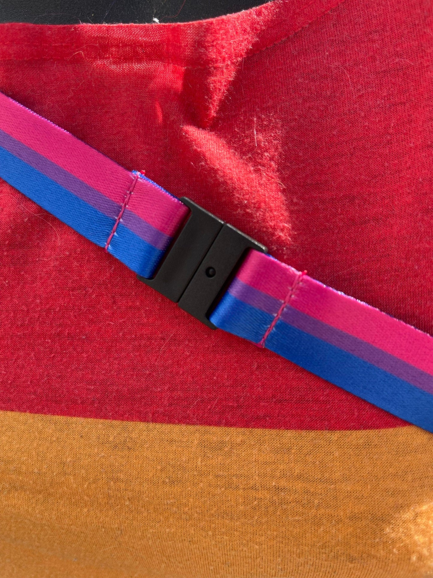 Bisexual Pride Lanyard Badge Holder