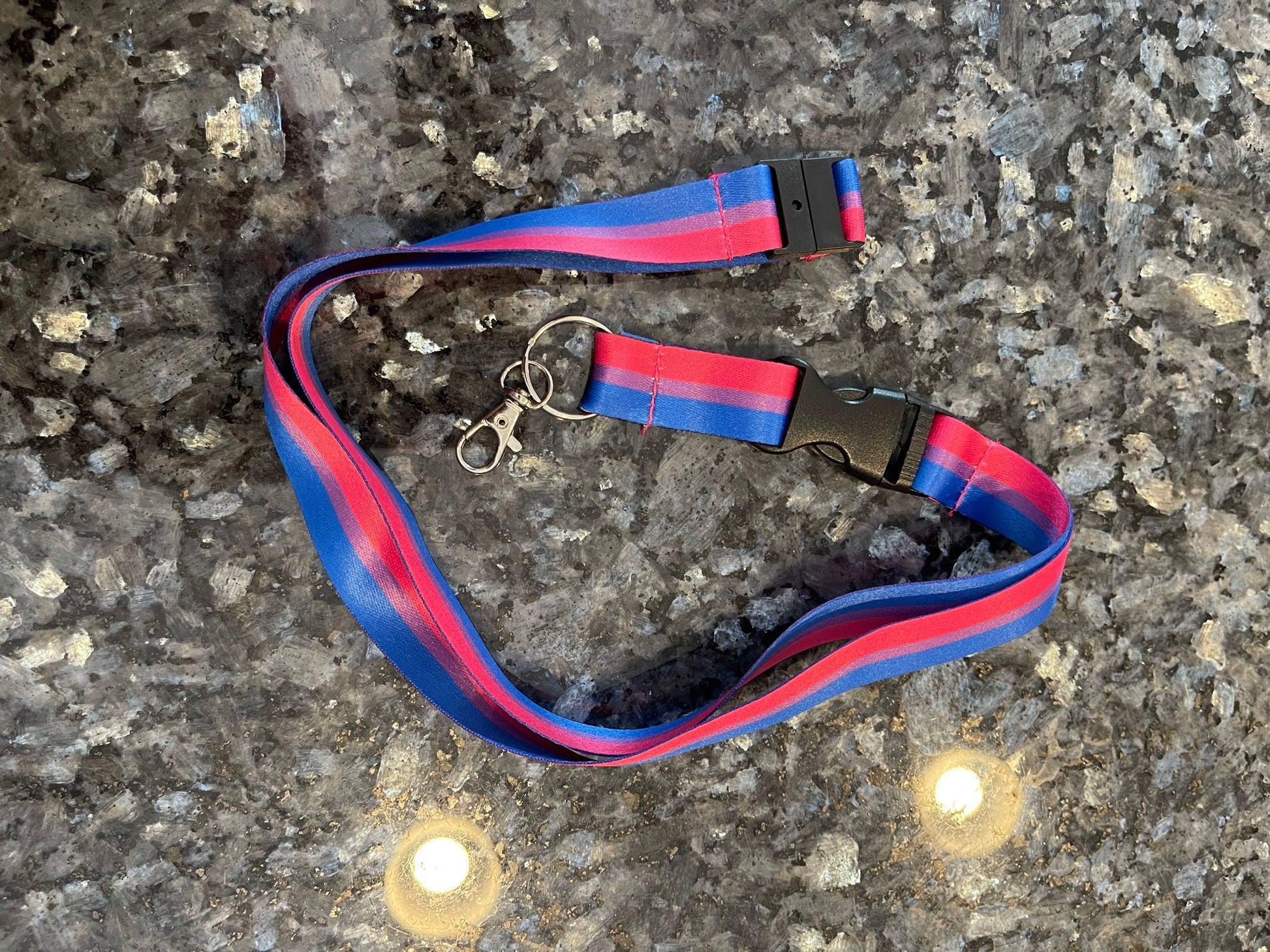 Bisexual Pride Lanyard Badge Holder