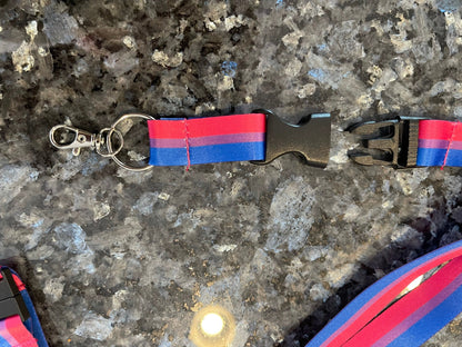 Bisexual Pride Lanyard Badge Holder