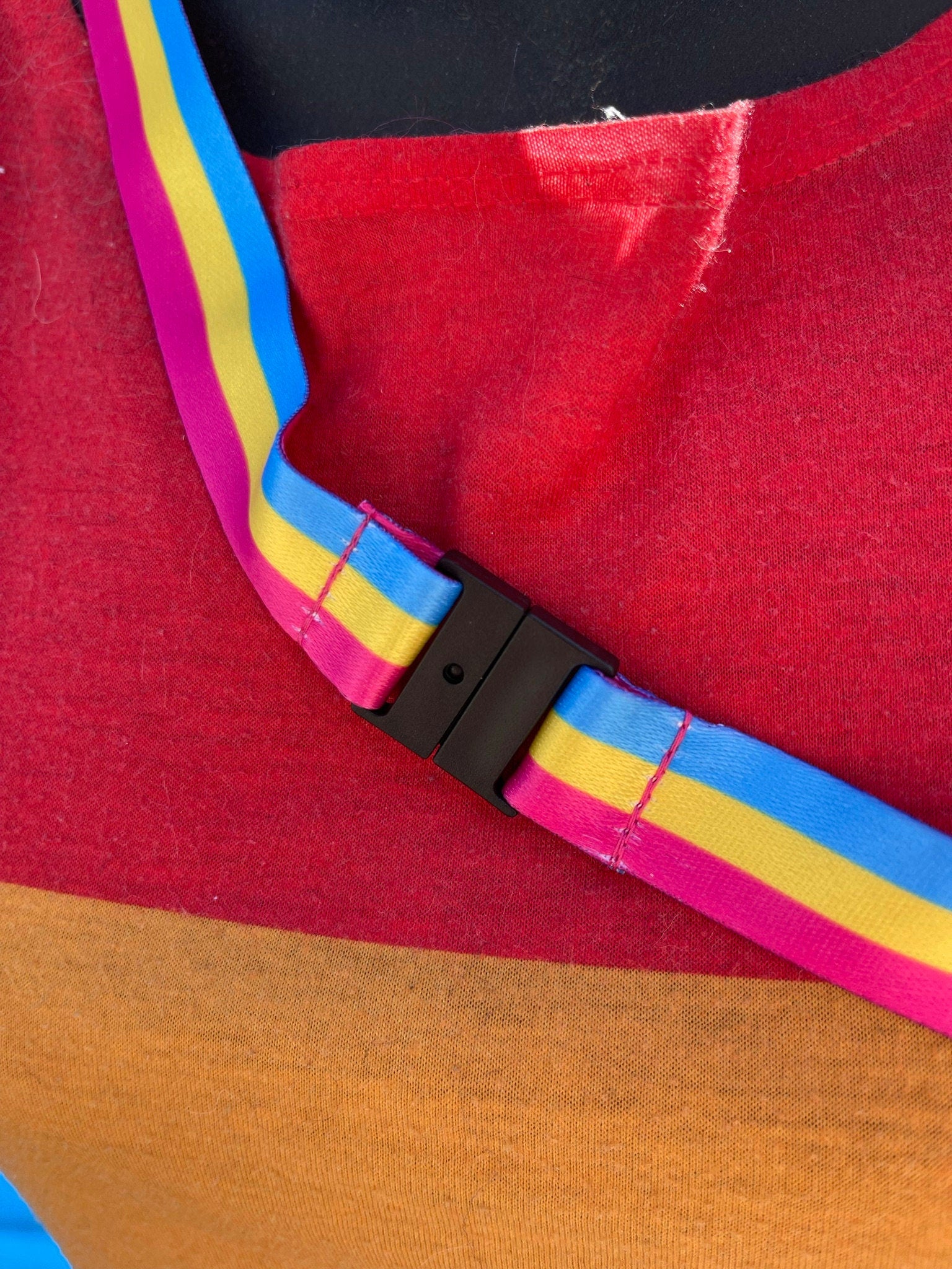 Pansexual Pride Lanyard Badge Holder