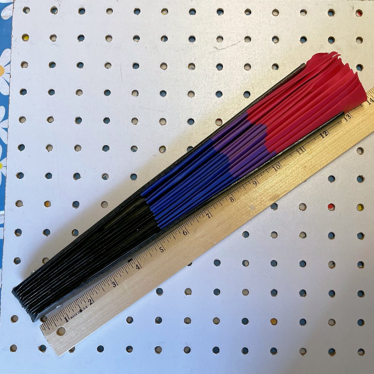 Fabulous! Fierce! Large LGBTQA Bisexual folding hand fan