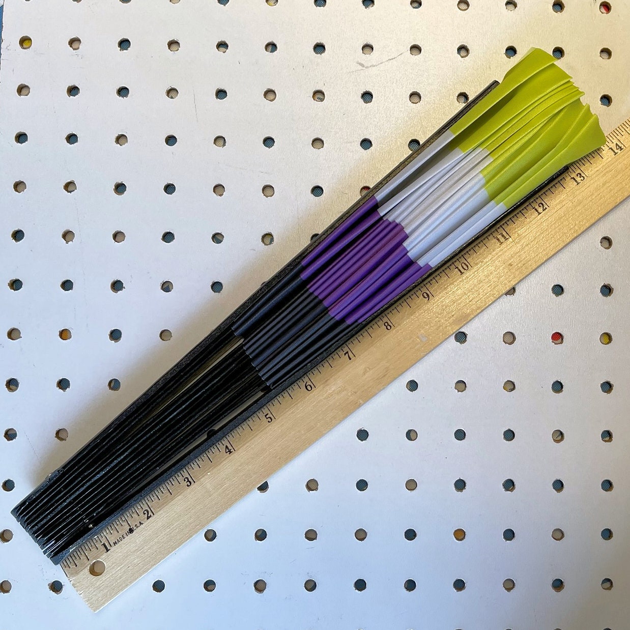 Fabulous! Fierce! Large LGBTQA Nonbinary folding hand fan