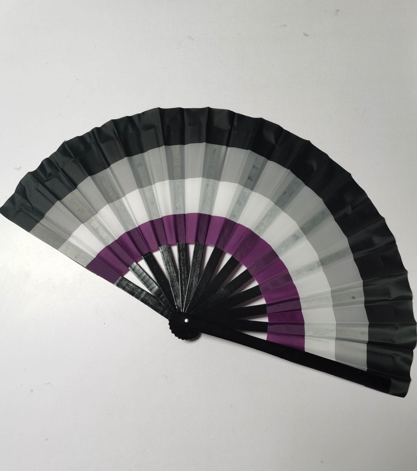 Fabulous! Fierce! Large LGBTQA Asexual folding hand fan