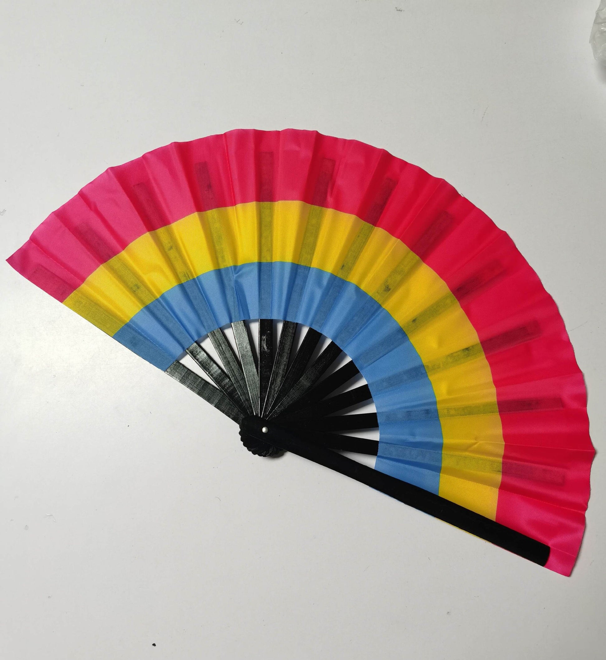 Fabulous! Fierce! Large LGBTQA Pansexual folding hand fan