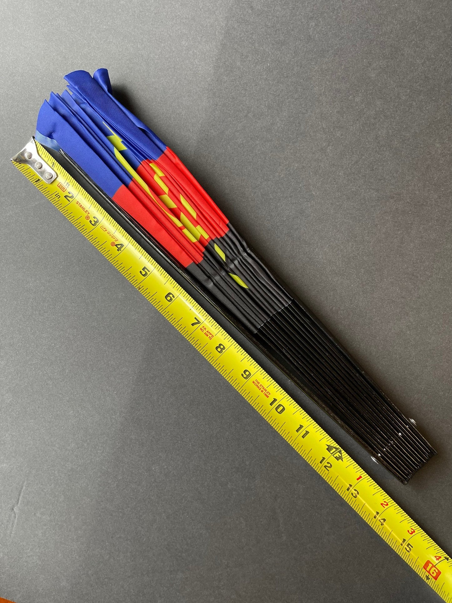 Fabulous! Fierce! Large LGBTQA Polyamory infinity heart folding hand fan