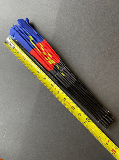 Fabulous! Fierce! Large LGBTQA Polyamory infinity heart folding hand fan