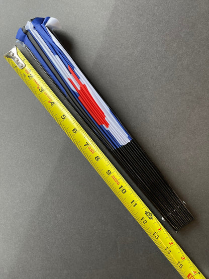 Fabulous! Fierce! Large LGBTQA Puppy Play Pride folding hand fan