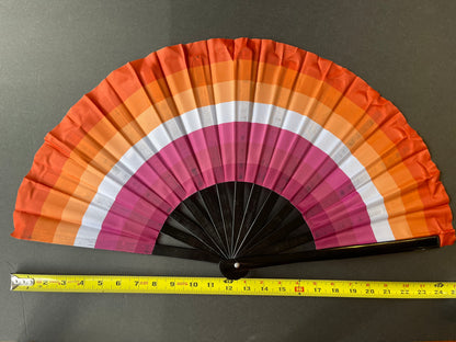Fabulous! Fierce! Large LGBTQA Lesbian folding hand fan