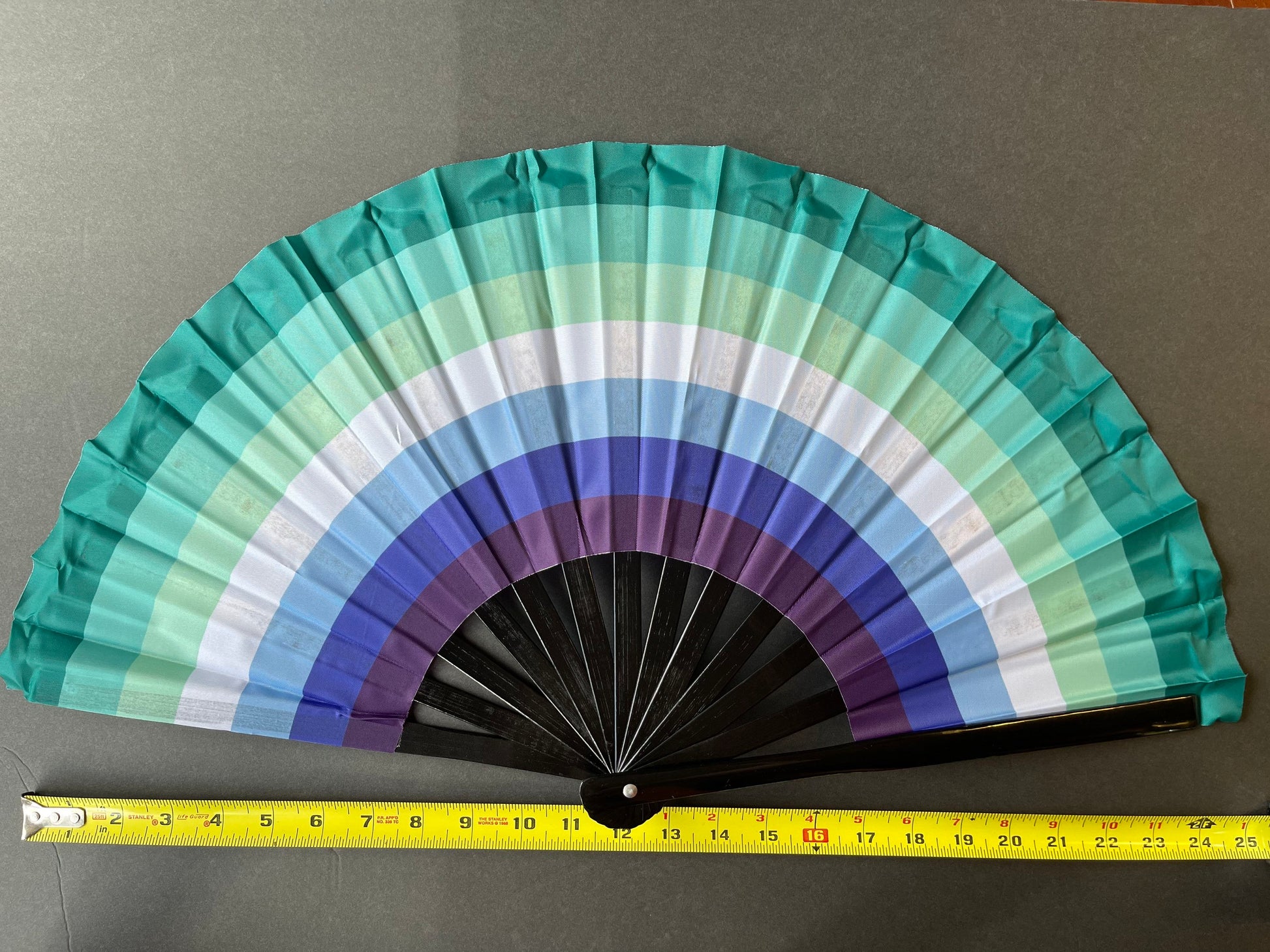 Fabulous! Fierce! Large LGBTQA Gay Man MLM folding hand fan