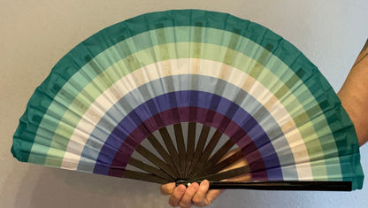 Fabulous! Fierce! Large LGBTQA Gay Man MLM folding hand fan