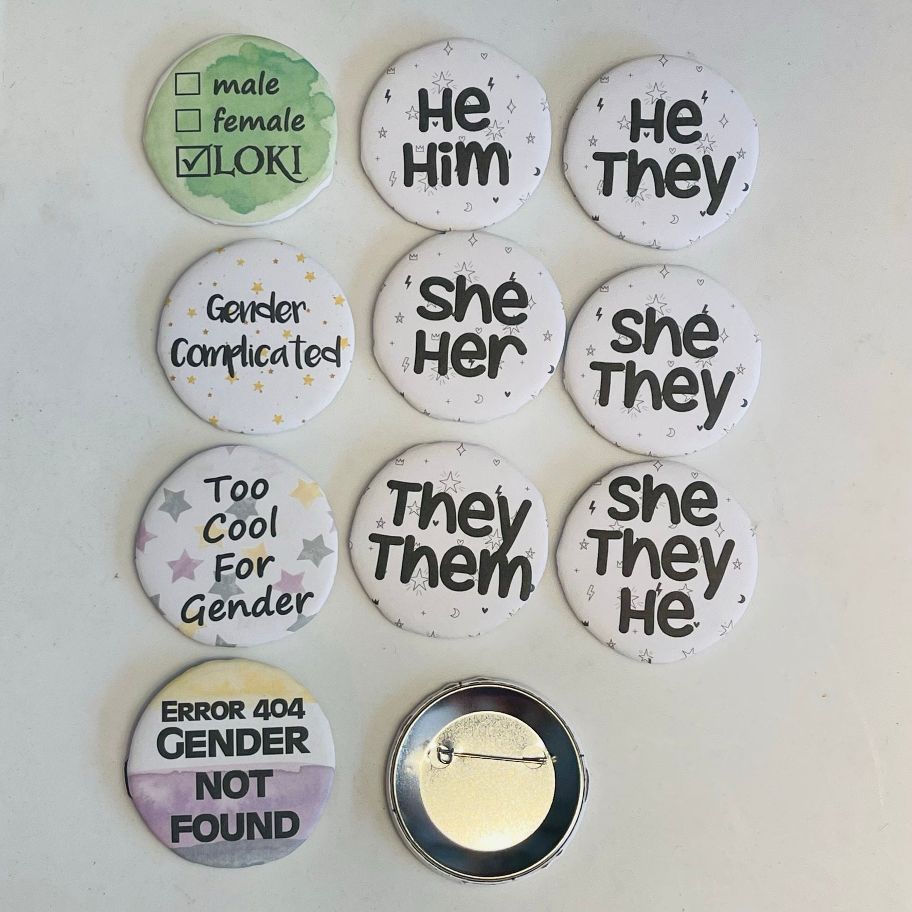 Pride Button Assortment - Choose your own! LGBT 2-1/4" pinback