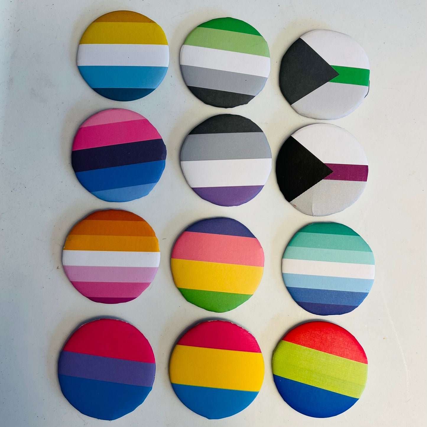 Pride Button Assortment - Choose your own! LGBT 2-1/4" pinback