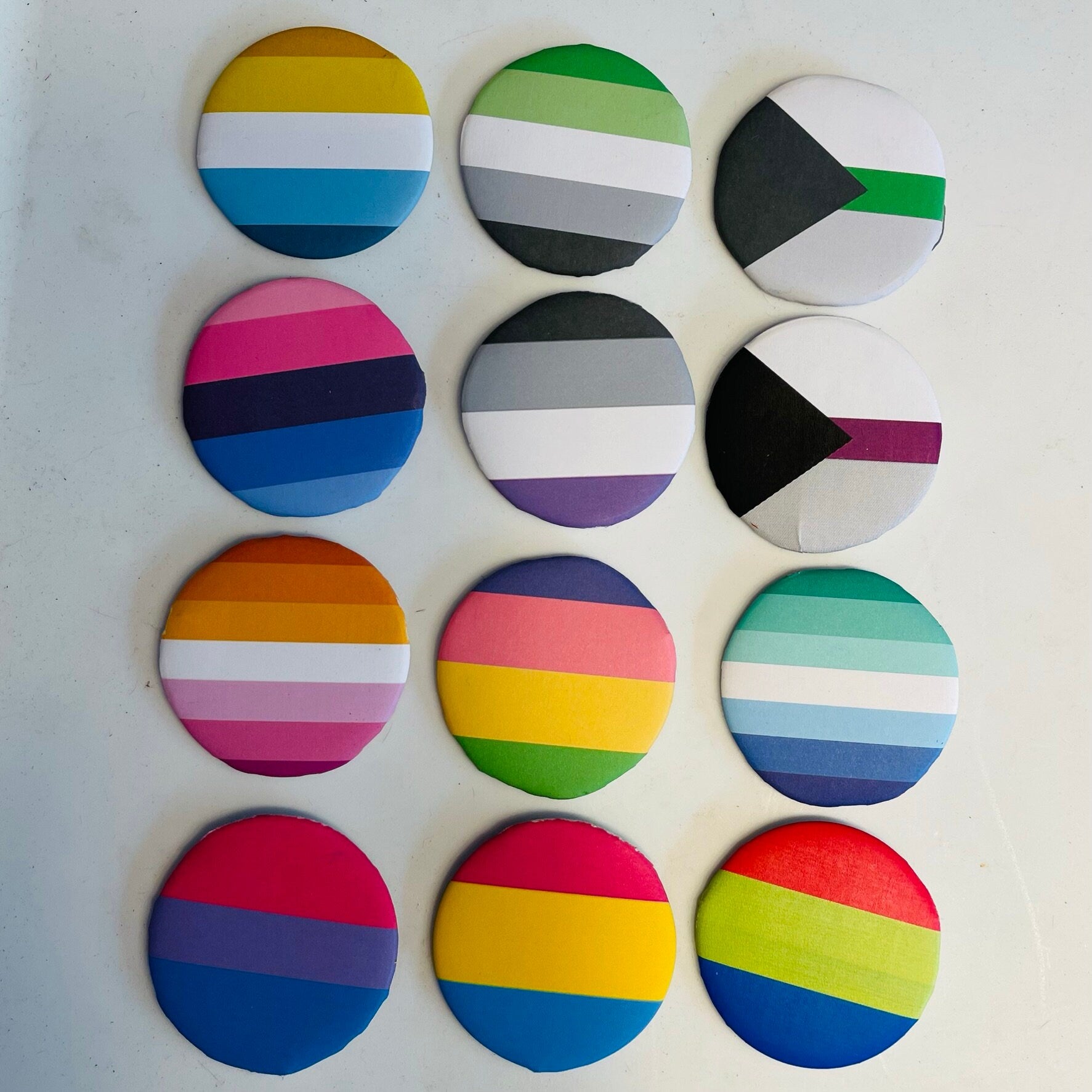 Pride Button Assortment - Choose your own! LGBT 2-1/4" pinback