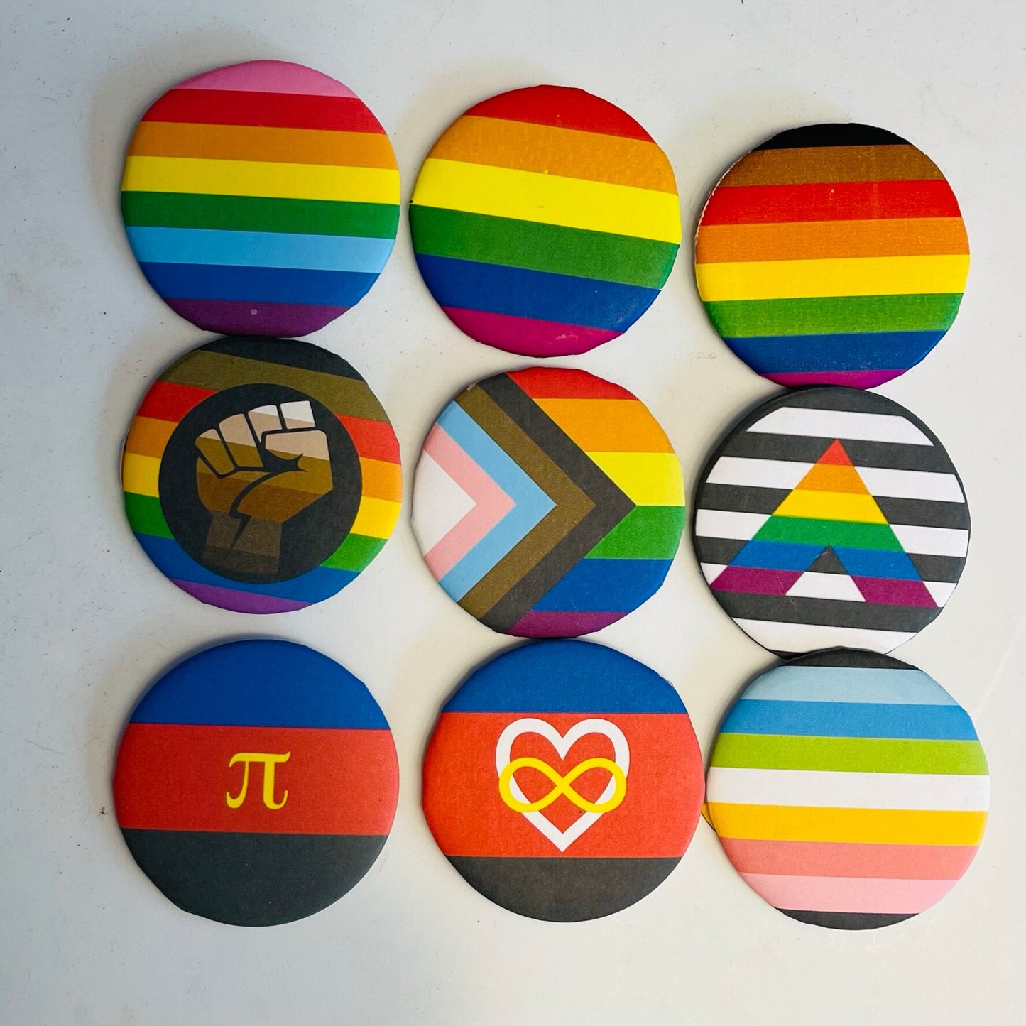 Pride Button Assortment - Choose your own! LGBT 2-1/4" pinback