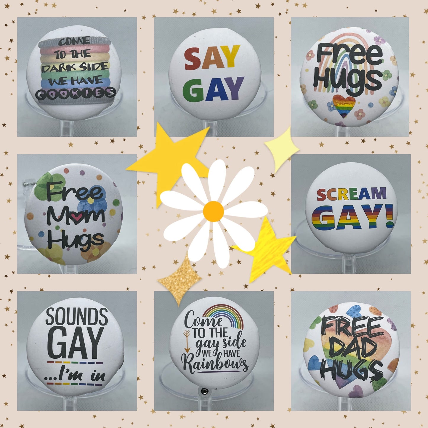 LGBTQA Progress Pride Rainbow Starter Kit