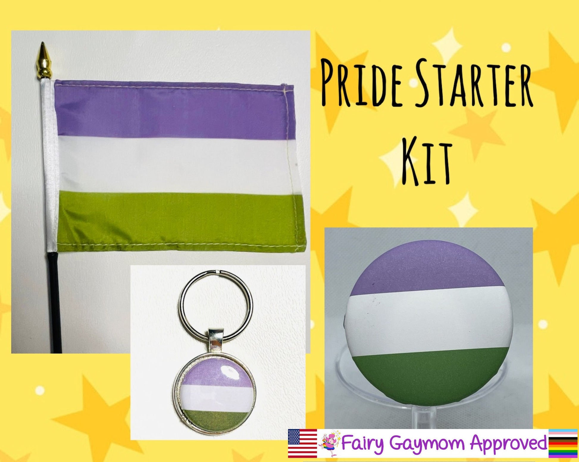 LGBTQA Genderqueer Pride Starter Kit