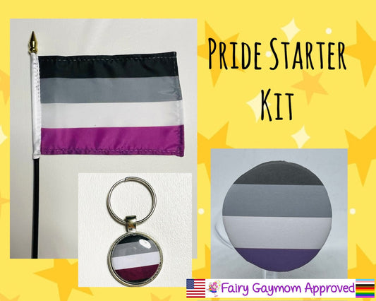 LGBTQA Asexual Pride Starter Kit
