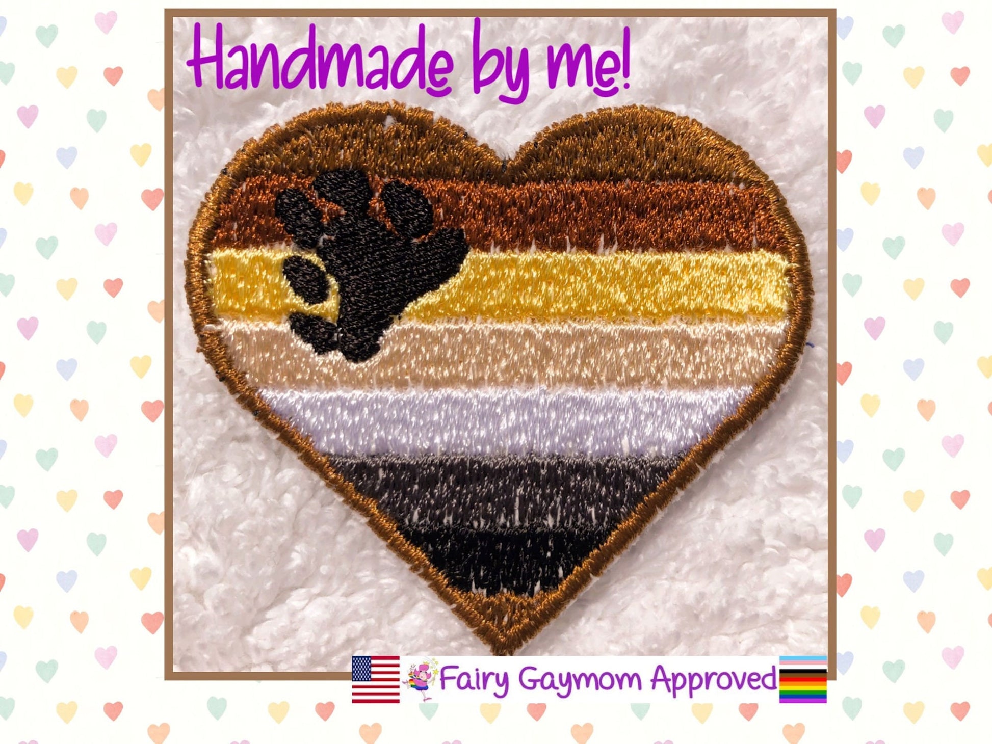 LGBTQA Bear Brotherhood Pride Patch