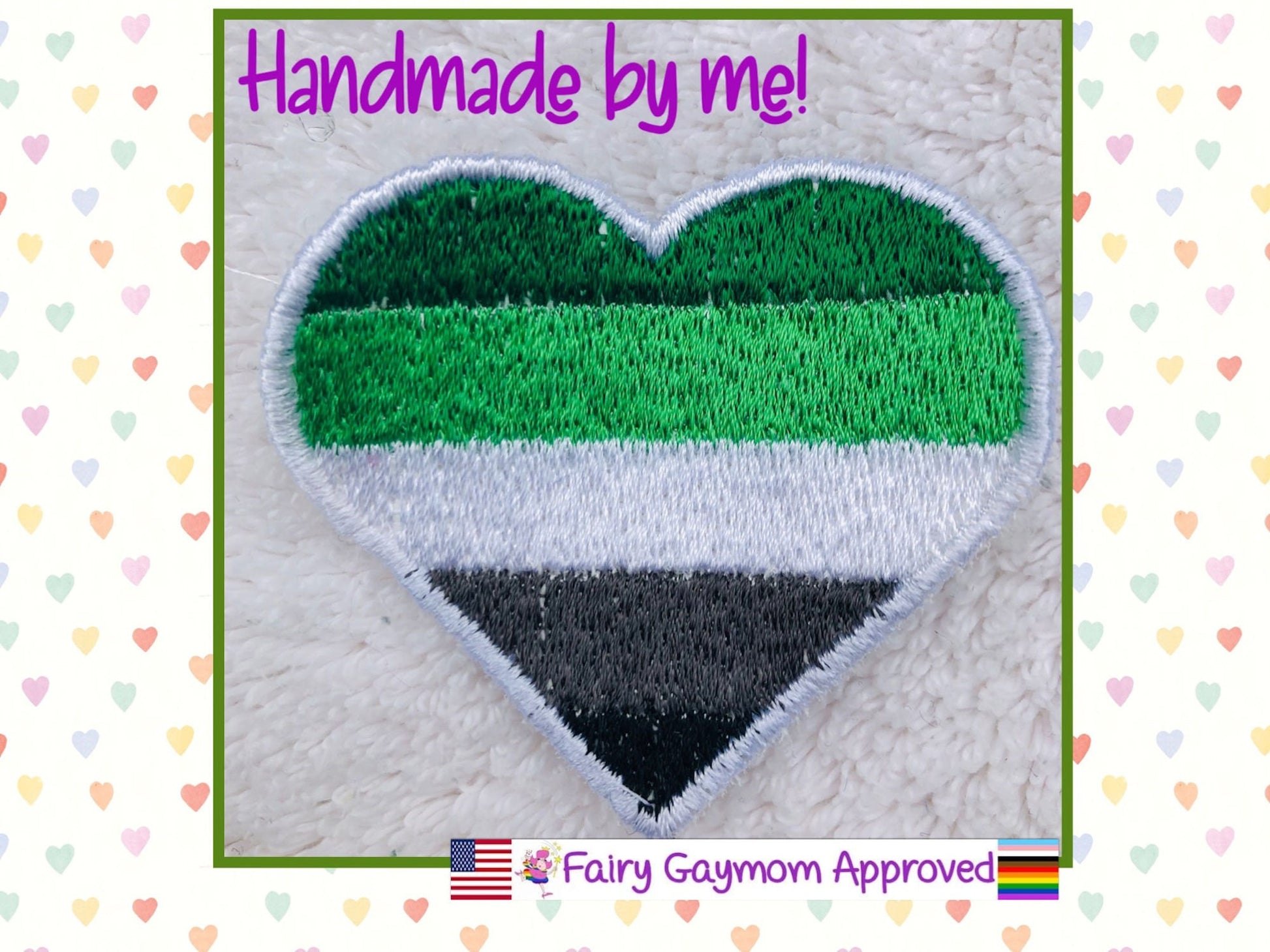 LGBTQA Pride Aromantic Patch
