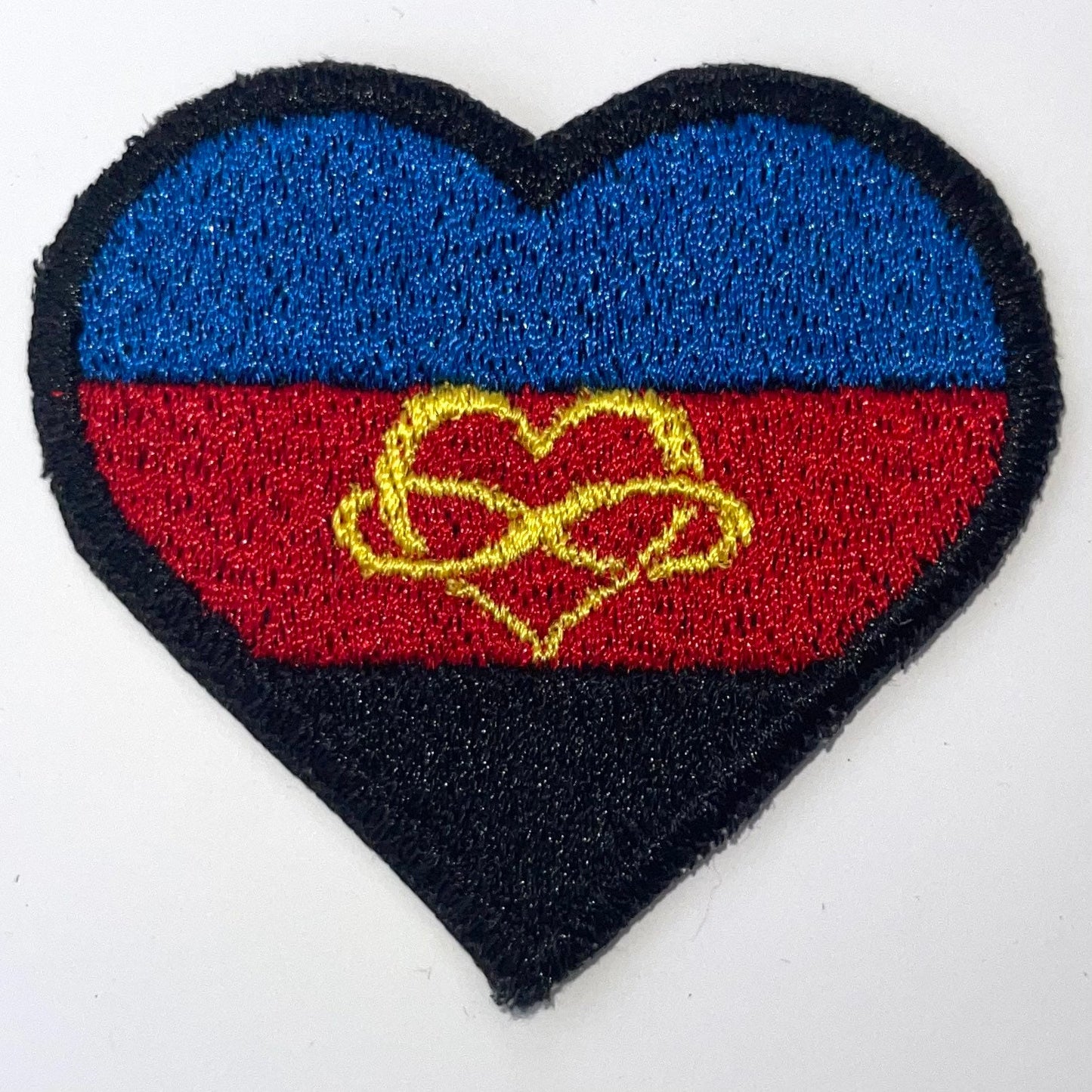 LGBTQA Pride Polyamory Infinity Heart Patch