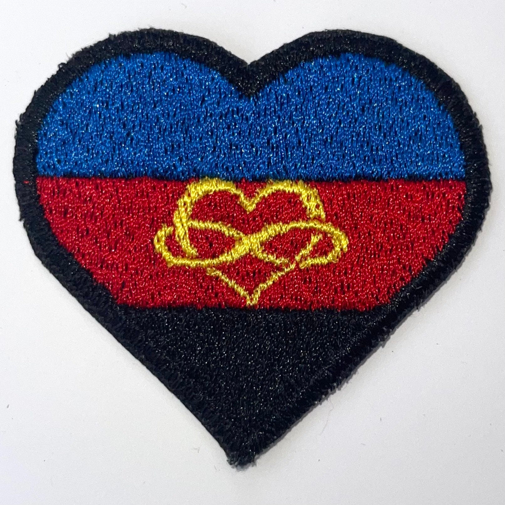 LGBTQA Pride Polyamory Infinity Heart Patch