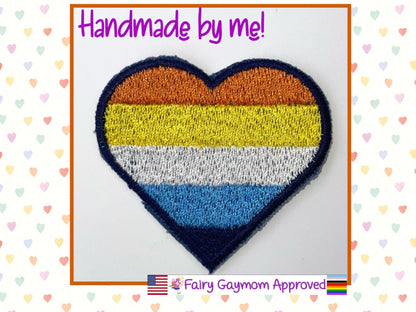 LGBTQA Pride Sunset Aroace Patch