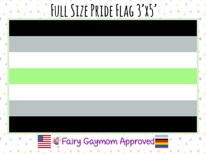 LGBTQA Agender Pride Flag