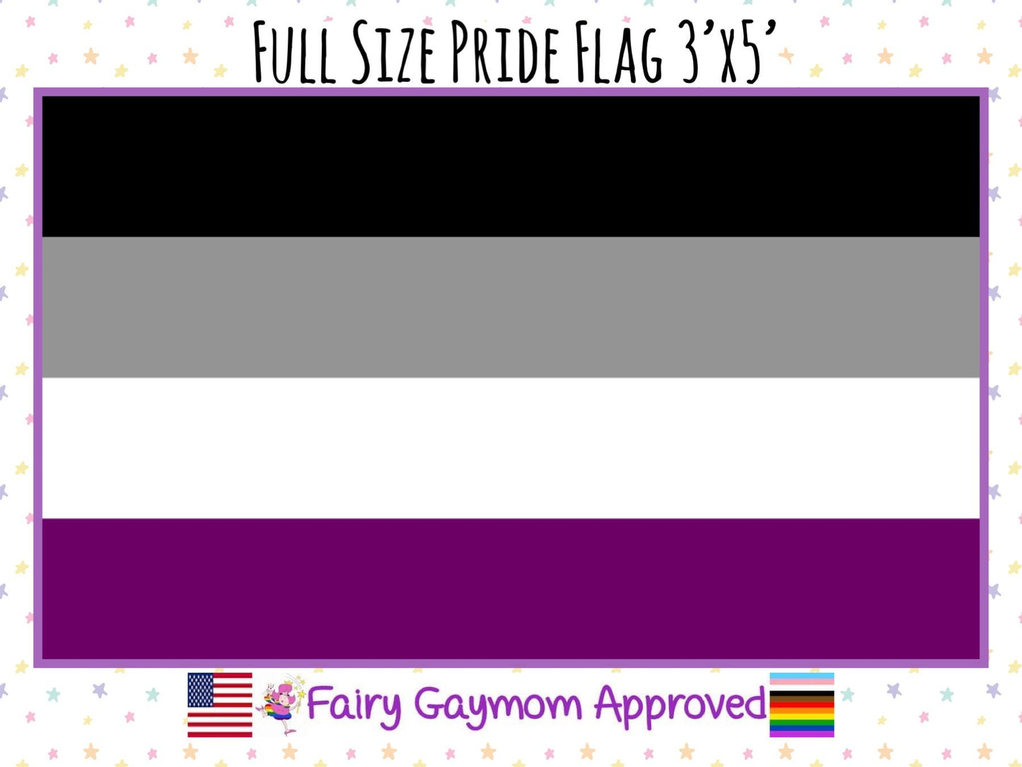 LGBTQA Asexual Pride Flag