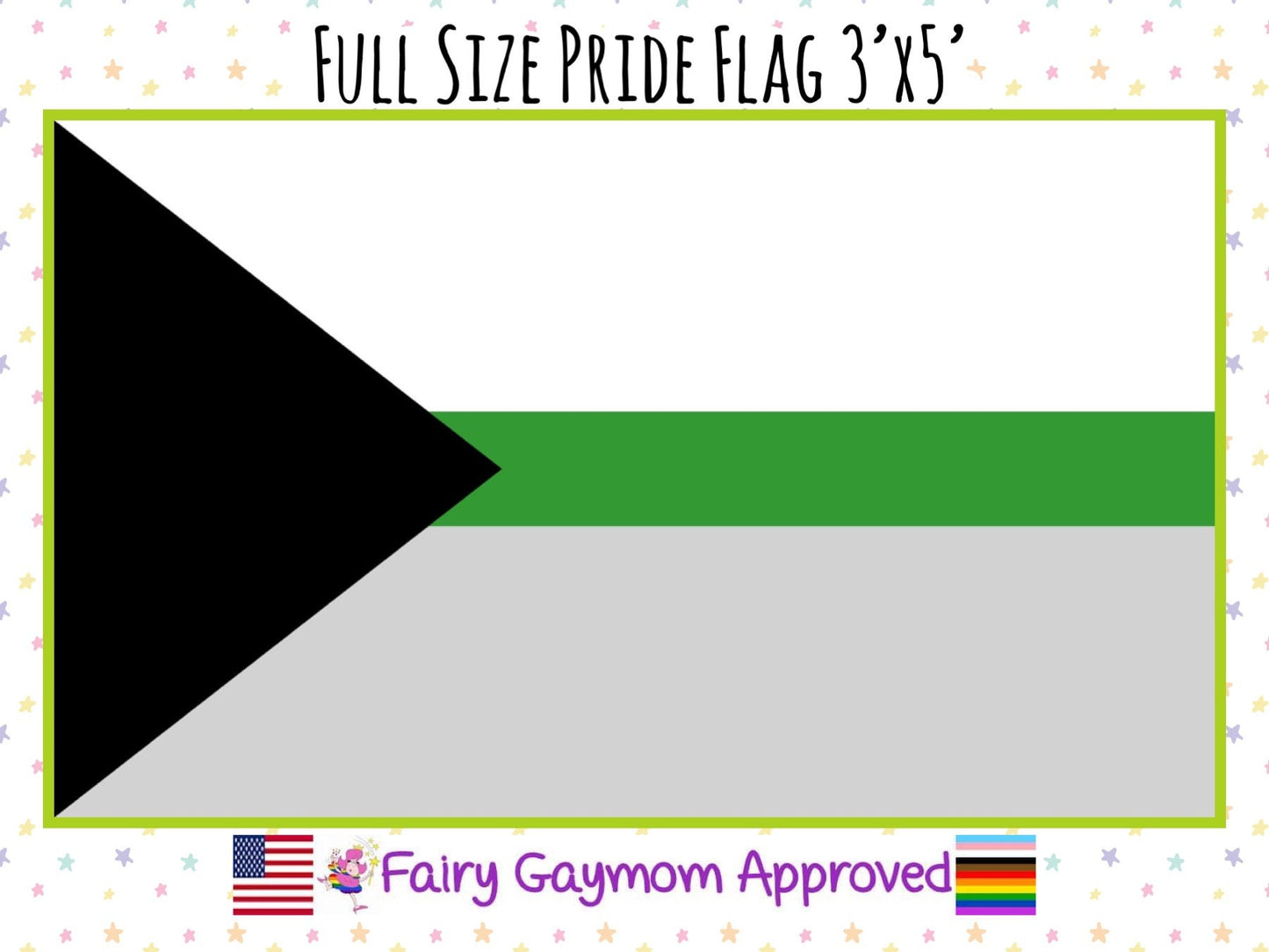 LGBTQA Demiromantic Pride Flag