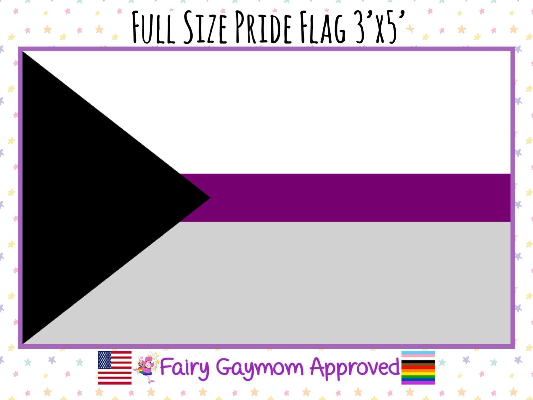 LGBTQA Demisexual Pride Flag