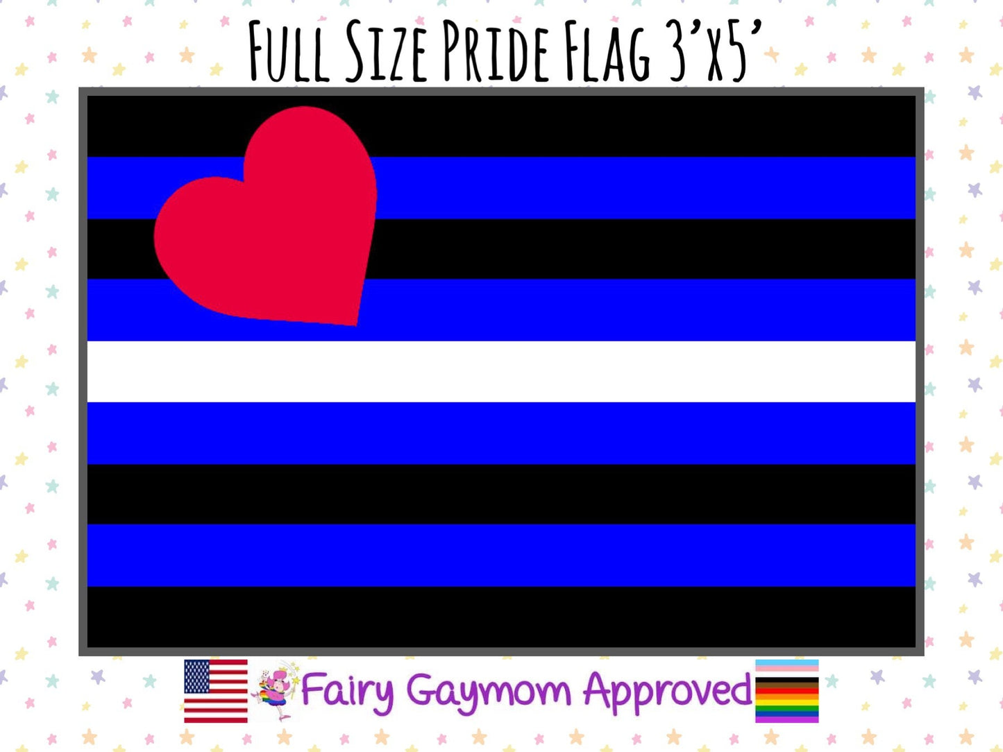 LGBTQA Leather Pride Flag