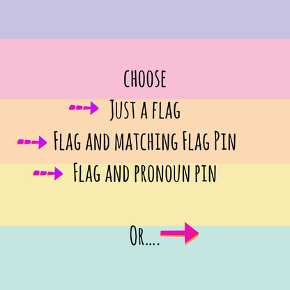 LGBTQA Lipstick Lesbian Pride Flag