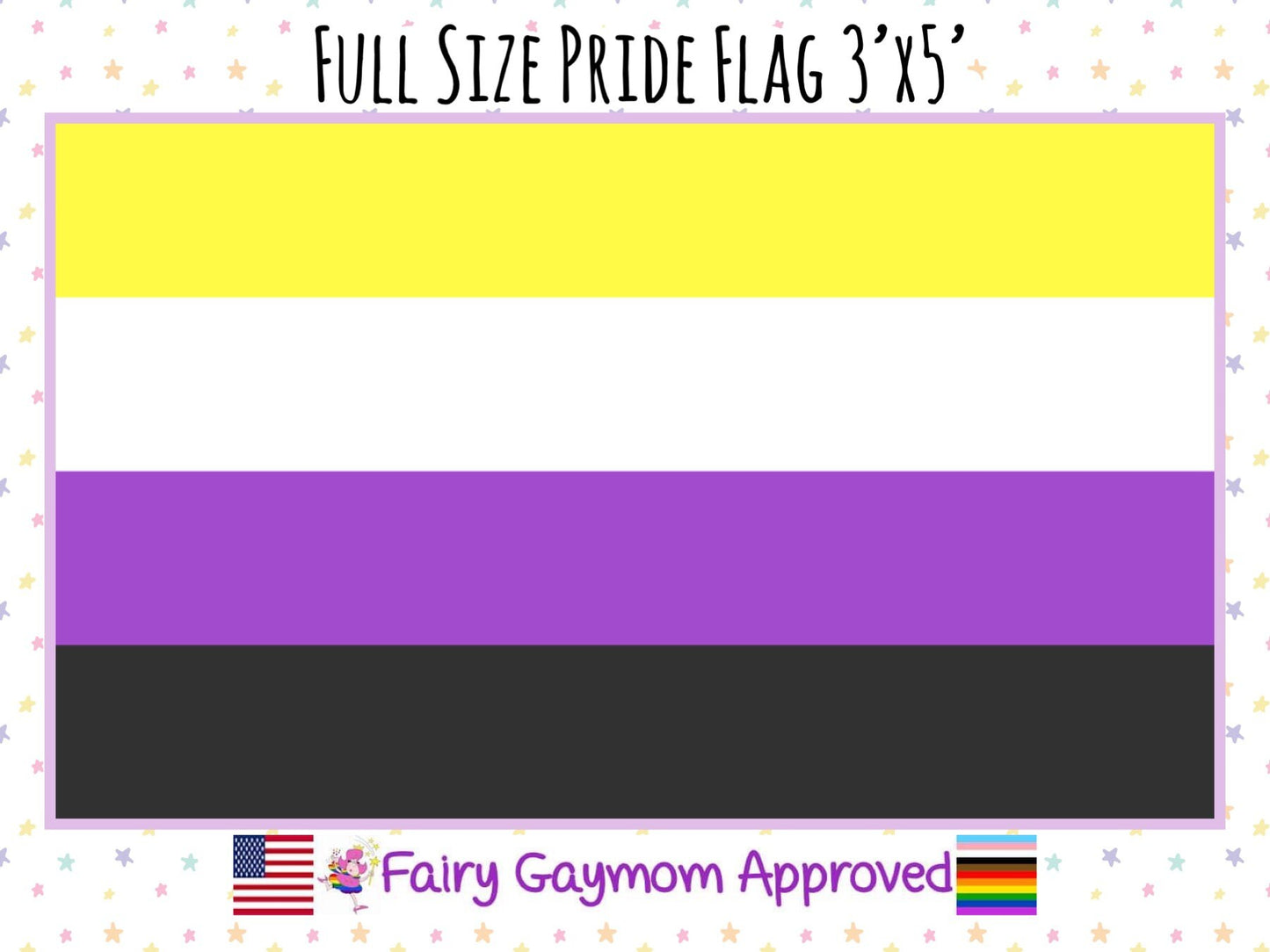 LGBTQA Nonbinary Pride Flag