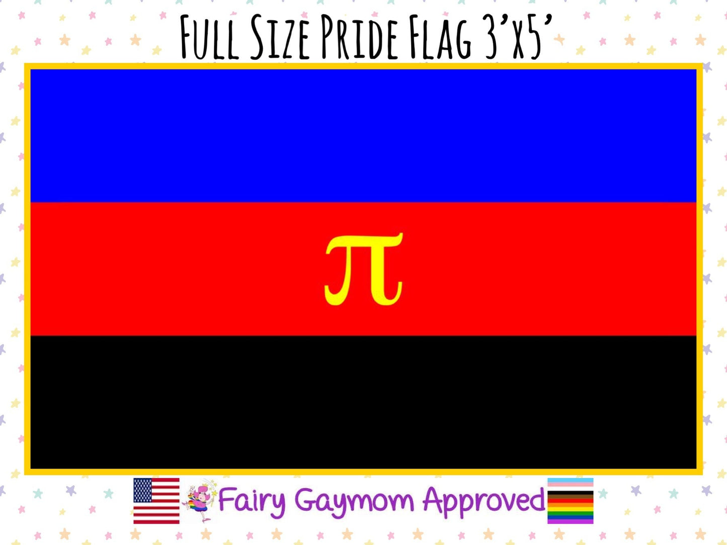 LGBTQA Polyamory Pi Pride Flag