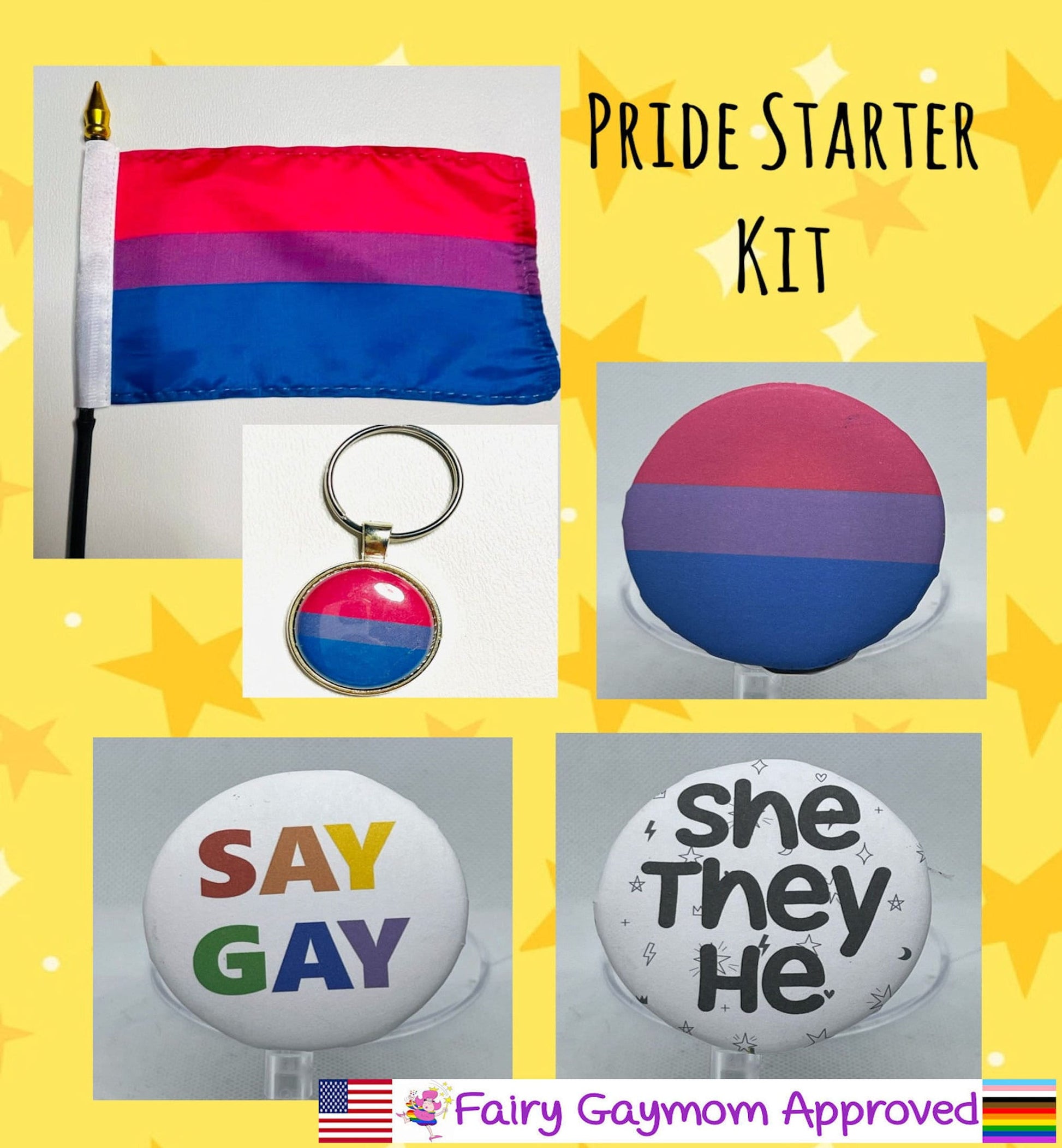 LGBTQA Bisexual Pride Starter Kit